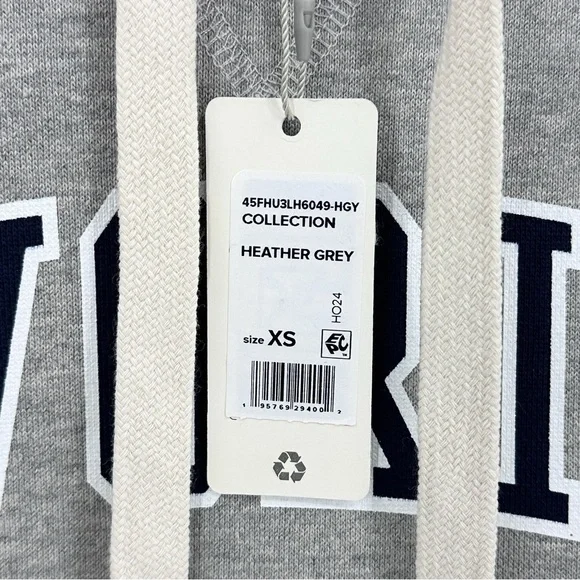New FAVORITE DAUGHTER Hoodie The Collegiate Graphic Gray - Picture 4 of 6
